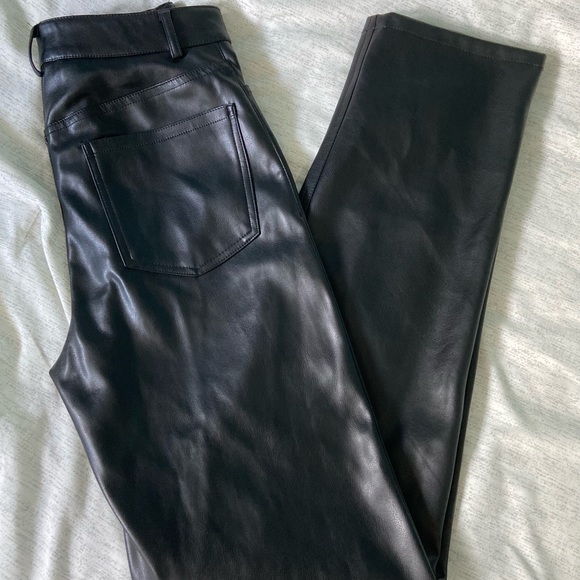 Dynamite | Pants u0026 Jumpsuits | Dynamite Gisele Faux Leather Straight Pant |  Poshmark